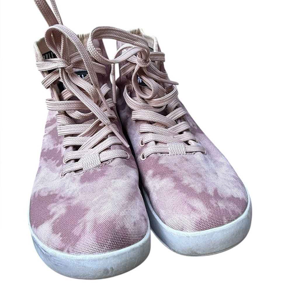 NoBull Dusty Rose Tie-Dye High Top Canvas Trainer Sneakers Womens 6.5 Mens 5 - Picture 5 of 9